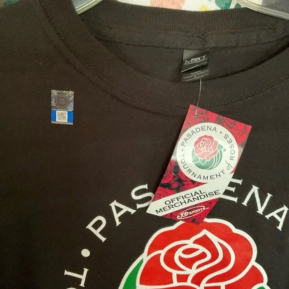 Pasadena Tournament of Roses Black Long Sleeve Shirt, NWT, Size Small - Picture 2 of 9